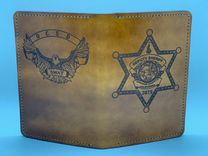 CUSTOM POLICE NOTEPAD – Kern River Leather