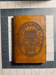 CUSTOM POLICE NOTEPAD – Kern River Leather