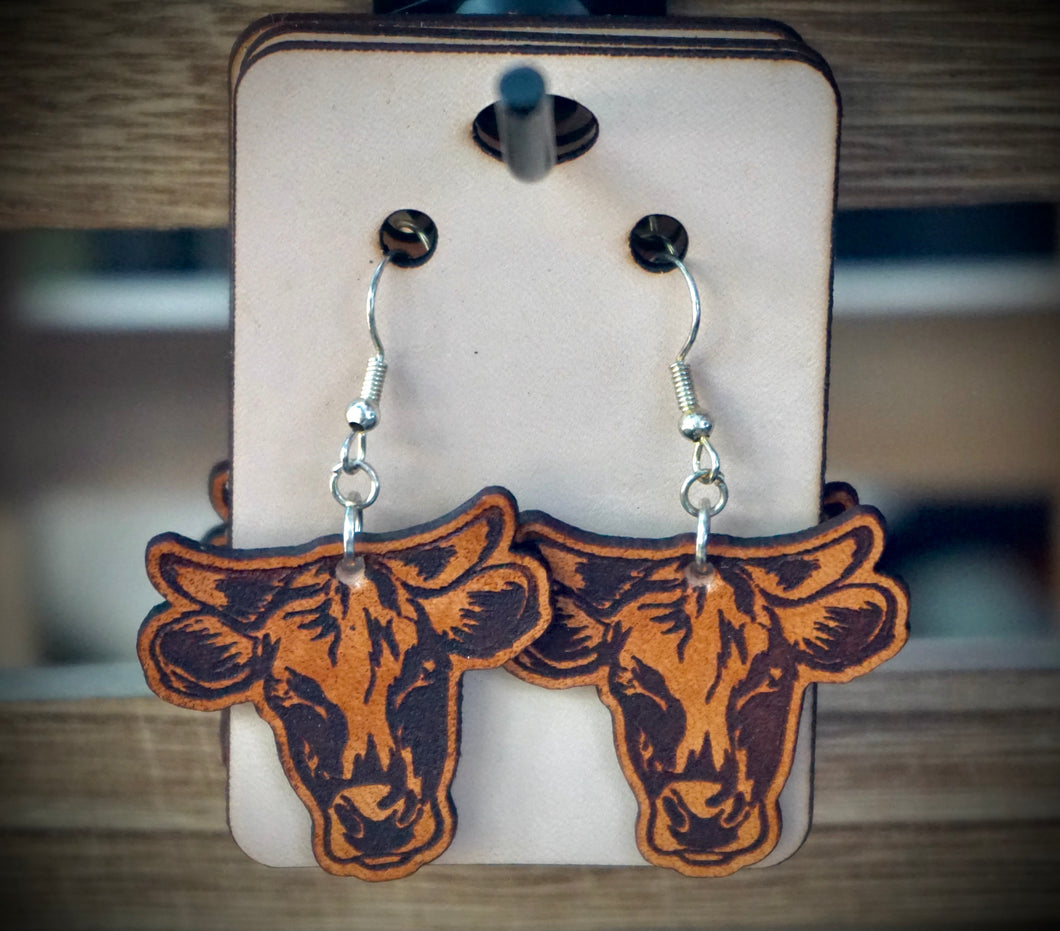Cow earrings outlet