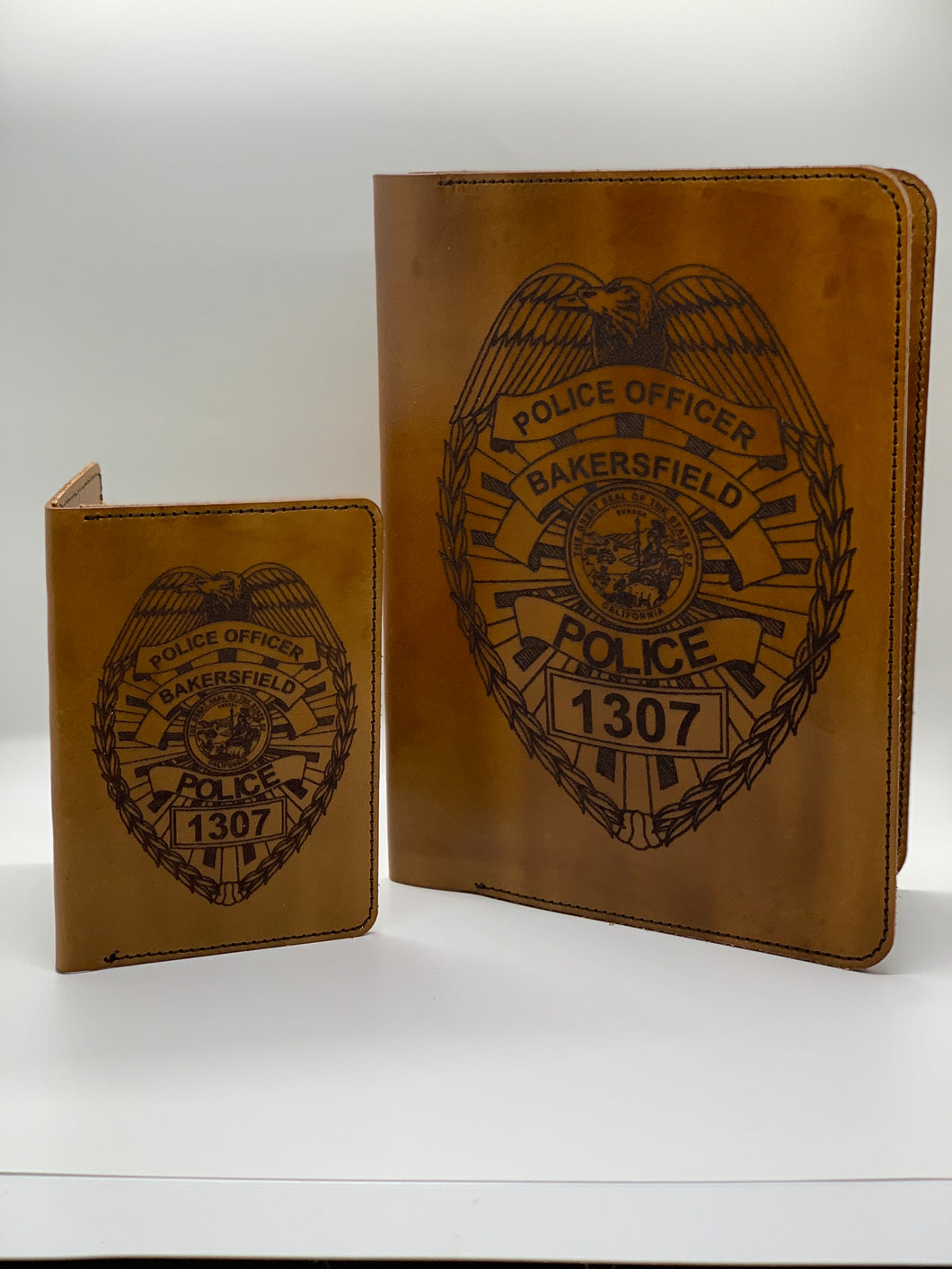 CUSTOM POLICE NOTEPAD – Kern River Leather